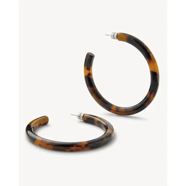 Bold Hoops - Classic Tortoise