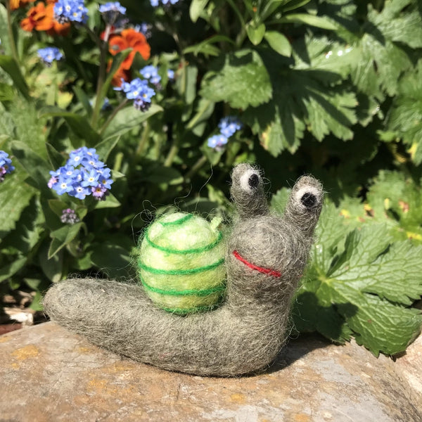Shelby The Snail - Handmade Felt Ornament