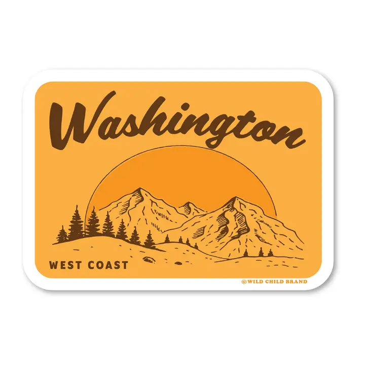 Summer Camp Washington Sticker