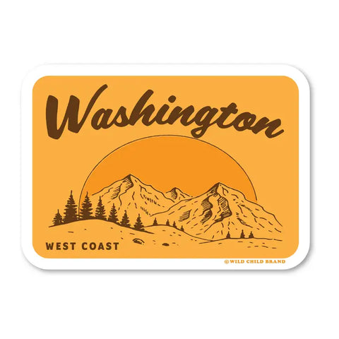 Summer Camp Washington Sticker