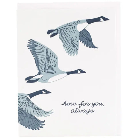 Geese - Sympathy Card