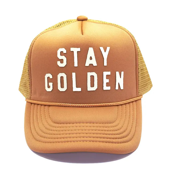 Stay Golden Trucker Hat