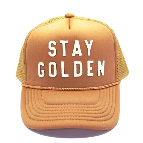 Stay Golden Trucker Hat