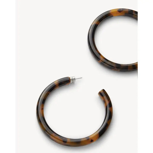 Bold Hoops - Classic Tortoise