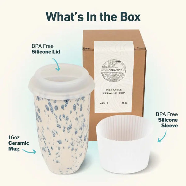 Orchid 16oz - Ceramic Travel Mug