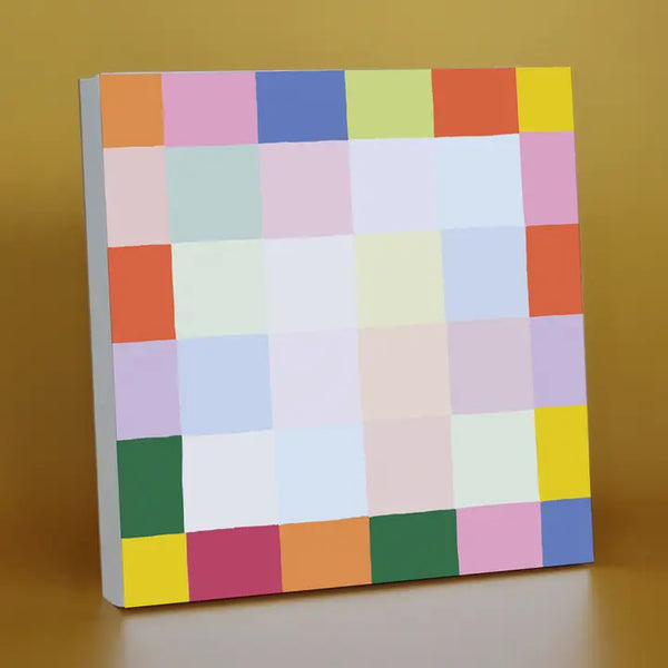 Rainbow Checks - Jumbo Desk Pad
