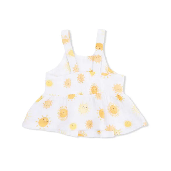 Peplum Tank with Wide Leg Pant - Happy S