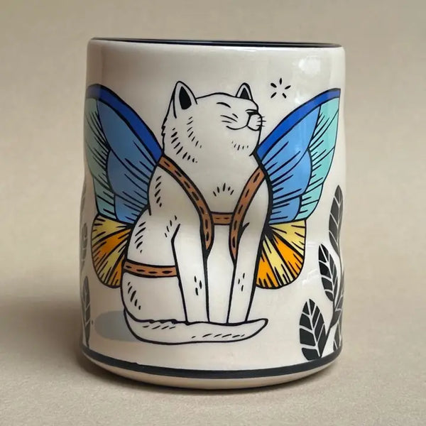[style_231892THEBOWLMAKER] Sun Dappled Cat - Spark Cup Large