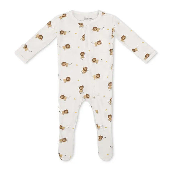 Lion Zippered Footie