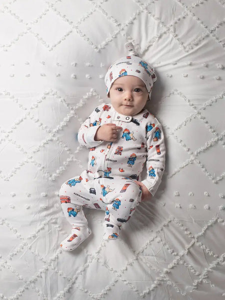 London Paddington - Organic Zipper Footie