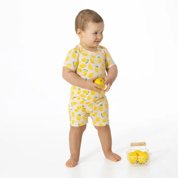 Loungewear Short Set - Sunny Lemons