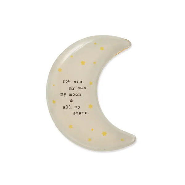 My Sun My Moon Decoupage Plate