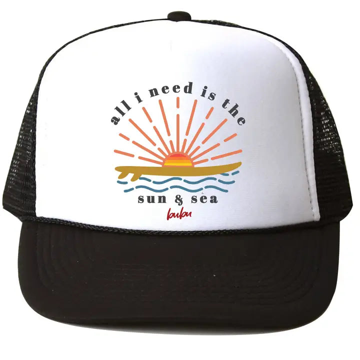 Sun And Sea black - Trucker Hat