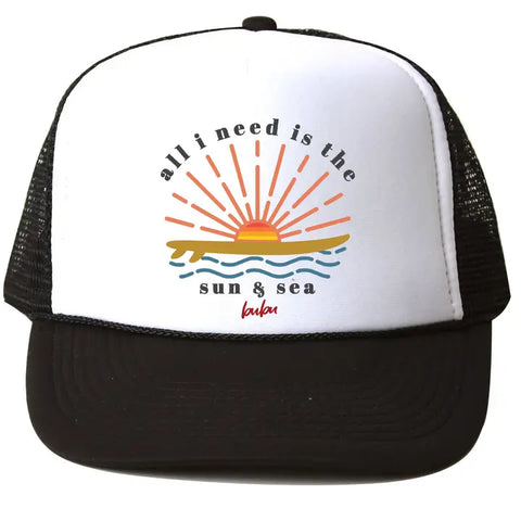 Sun And Sea black - Trucker Hat