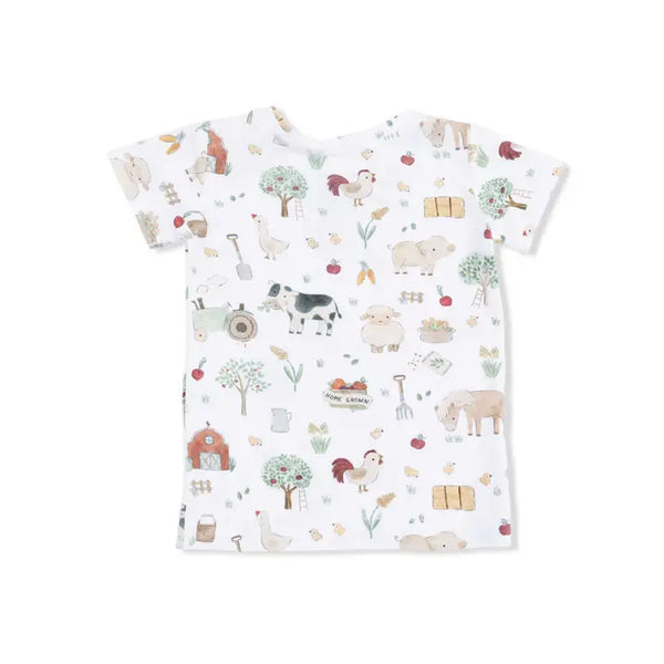 S/S Loungewear Set - Cute Farm Animals