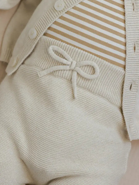 Knit Pant - Heathered Natural