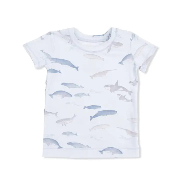 Loungewear Short Set - Little Whales