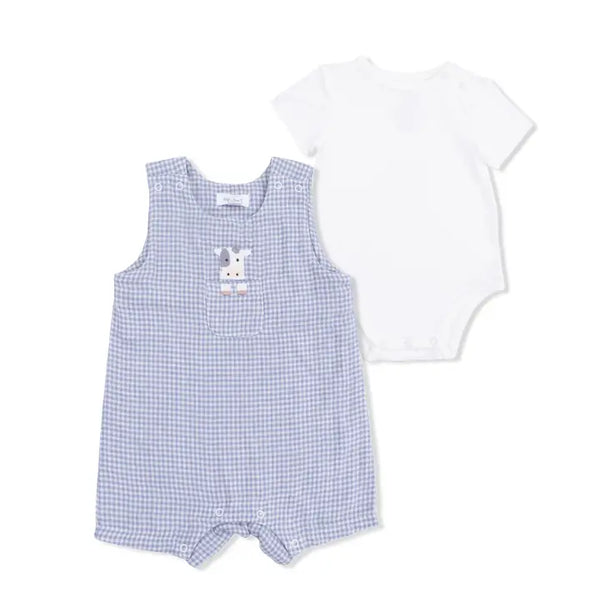 Jon Jon with Short Sleeve Bodysuit - Cute Farm Animals