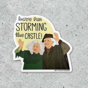 Princess Bride Storming the Castle - Sticker