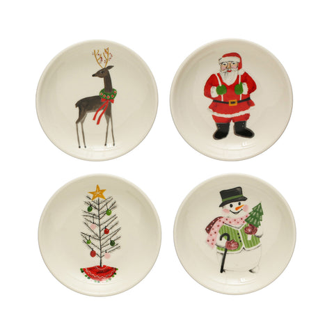 Holiday Images - Round Stoneware Dish
