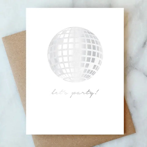Disco Ball - Birthday Card