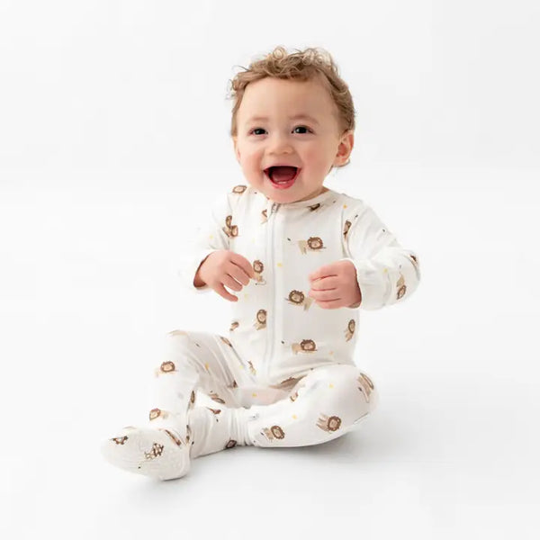 Lion Zippered Footie