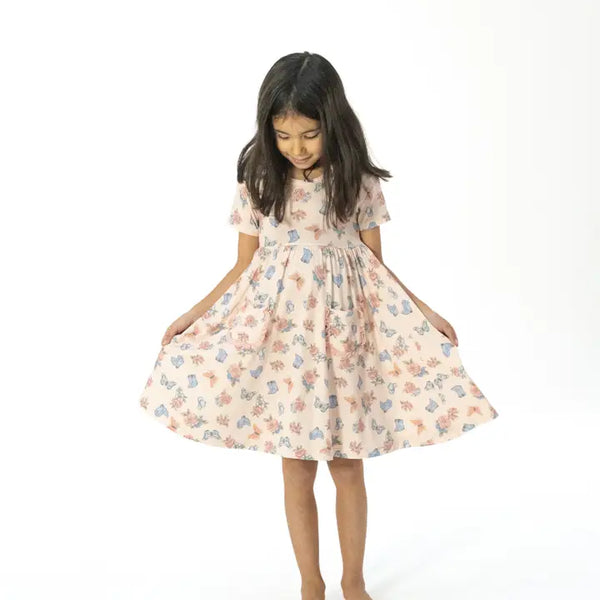 Twirly Dress with Ruffle Pockets - Country Girl Boots