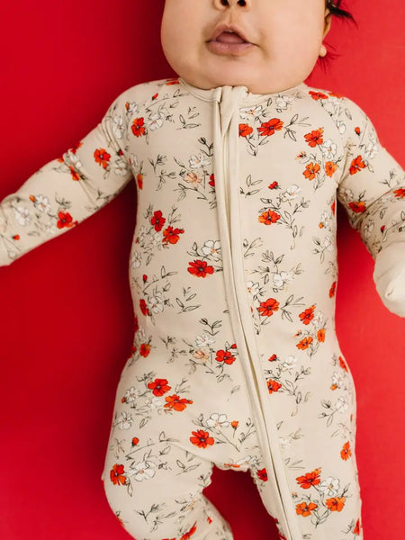 Poppy Field Bamboo Sleeper