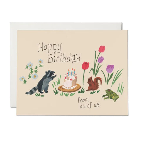 Birthday Critters - Birthday Card