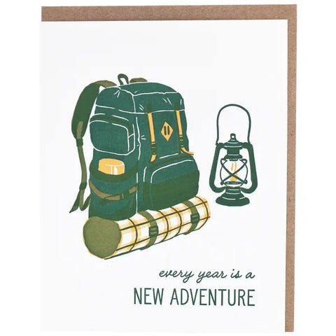 Camping Adventure - Birthday Card