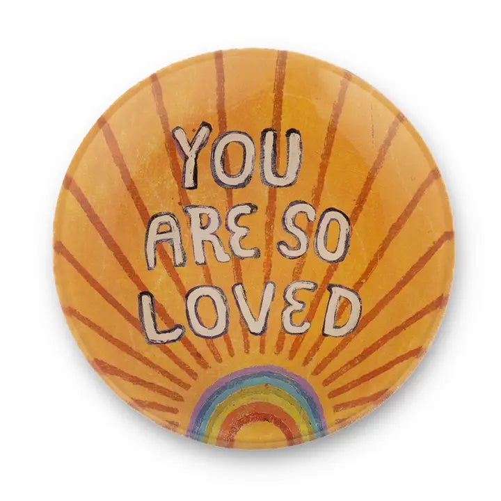 You Are So Loved Decoupage Plate