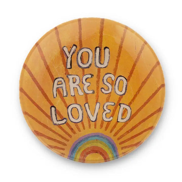 You Are So Loved Decoupage Plate