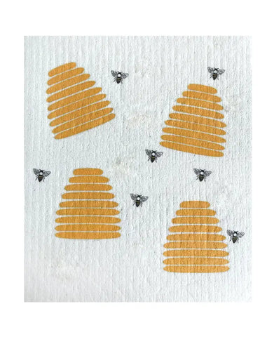 Bees - Swedish Dishcloth
