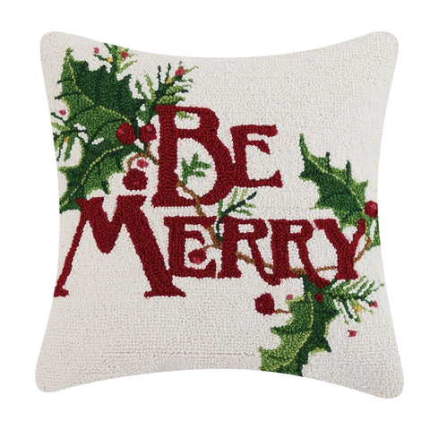 Be Merry Hook Pillow