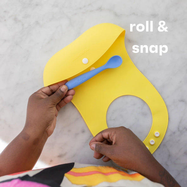 Roll And Snap Bib