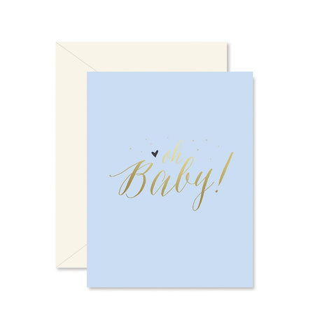 Blue Oh Baby! - Baby Card