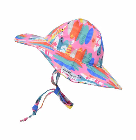 Pink Beach Boards - Floppy Sun Hat
