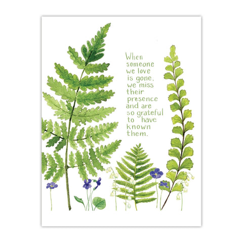 Botanical Sympathy - Sympathy Card