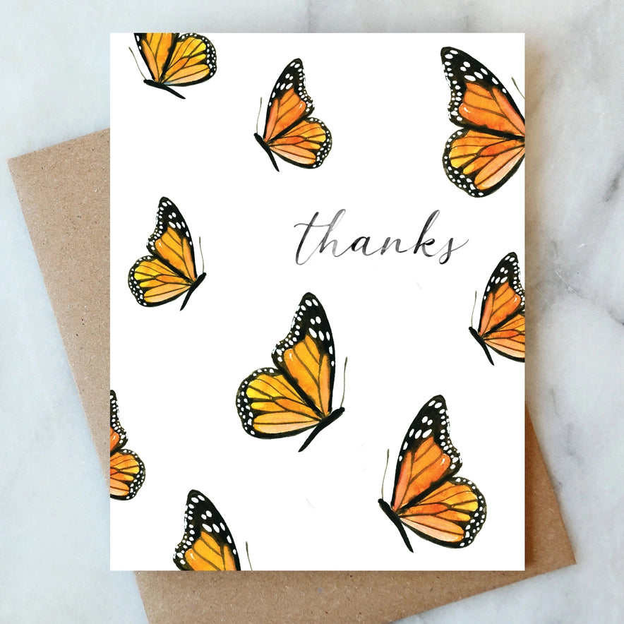 Butterfly - Thank You Card