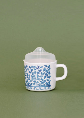 Blue And White Sippy Cup