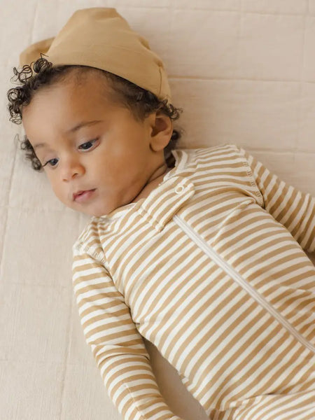 Zip Longsleeve Sleeper Footie - Honey St