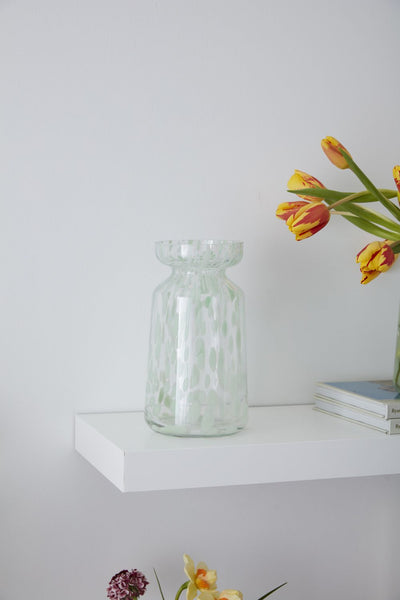 Cambria Vase - Tall + Green