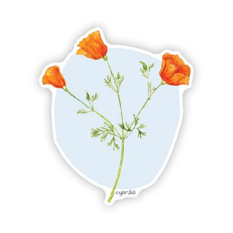 California Poppies - Sticker