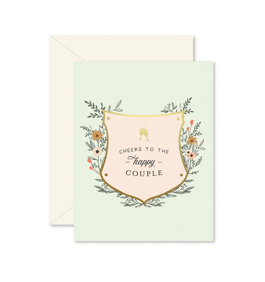 Cheers To The Happy Couple - Wedding Card