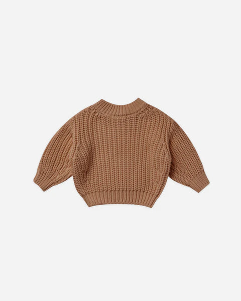 Chunky Knit Sweater - Cinnamon