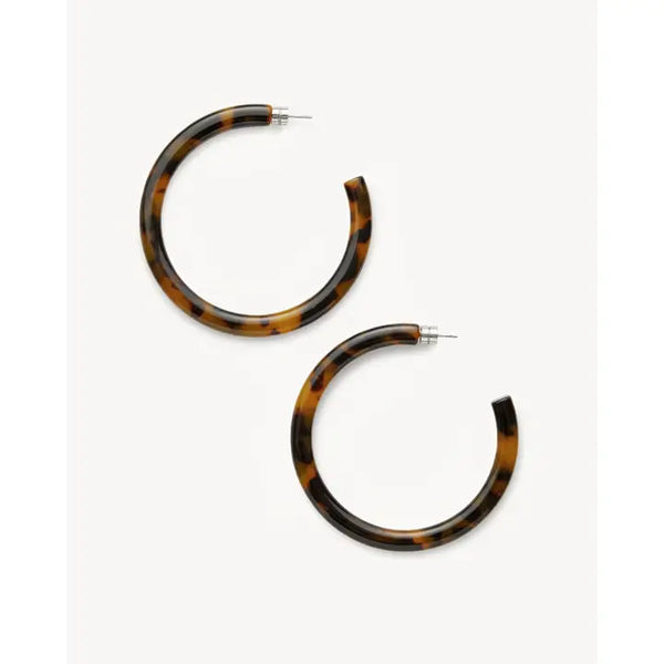 Bold Hoops - Classic Tortoise