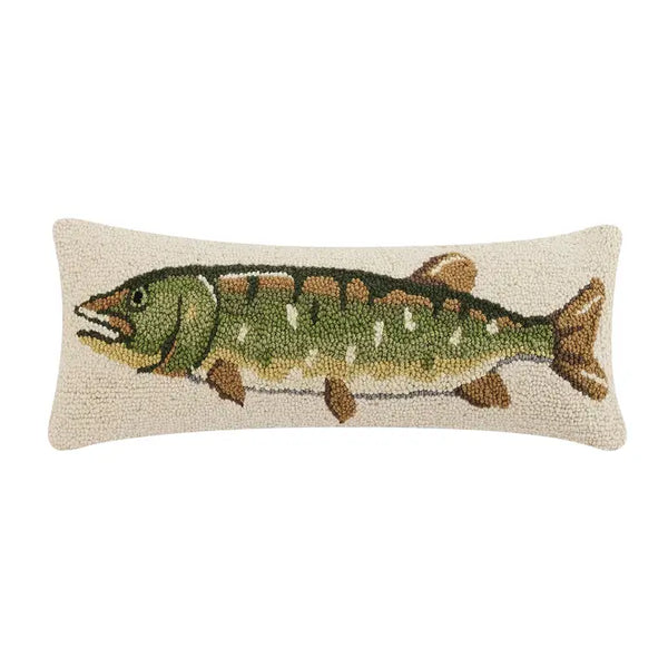 Northern Pike Fish Hook Pillow