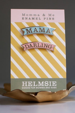 Mama And Me - Enamel Pin Set