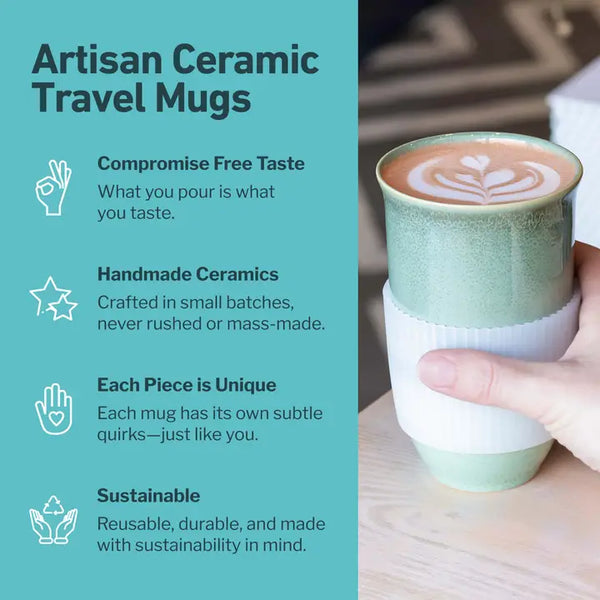 Emerald 16oz - Ceramic Travel Mug