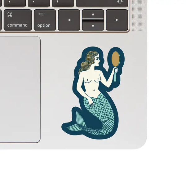 Mermaid Siren Tattoo - Sticker